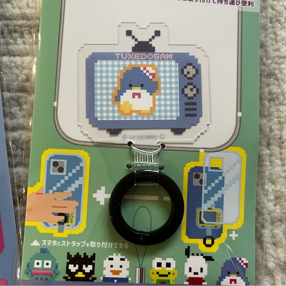 BNIB Japan Sanrio Multi Ring Plus - Tuxedo Sam/ Retro Game - Picture 8 of 10